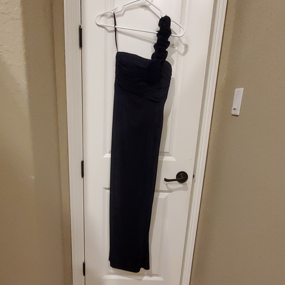 Navy blue formal gown